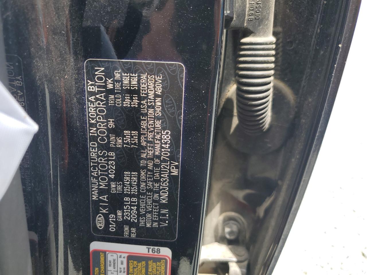 KNDJ63AU2L7014385 2020 Kia Soul Gt Line