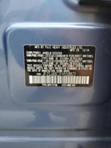 2015 Subaru Forester 2.5I VIN: JF2SJABC2FH558821 Lot: 56081644