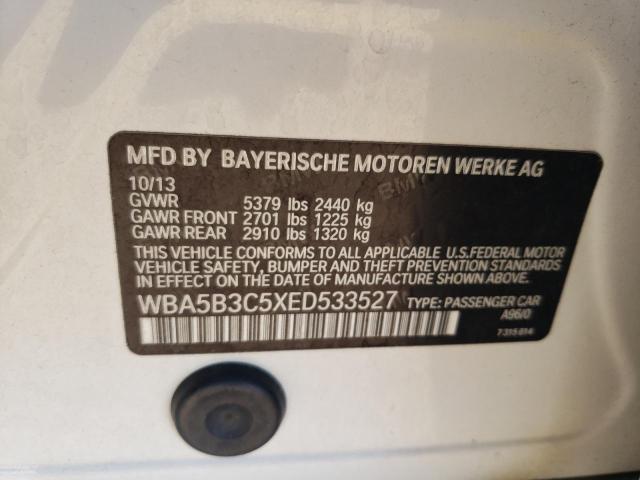 VIN WBA5B3C5XED533527 2014 BMW 5 Series, 535 XI no.12