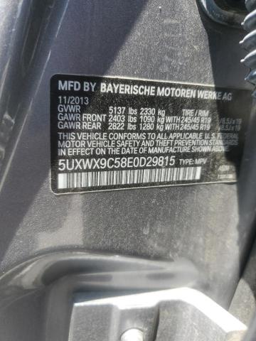 2014 BMW X3 xDrive28I VIN: 5UXWX9C58E0D29815 Lot: 56746244