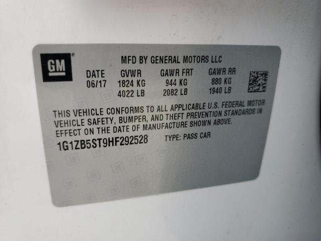 1G1ZB5ST9HF292528 2017 CHEVROLET MALIBU - Image 12