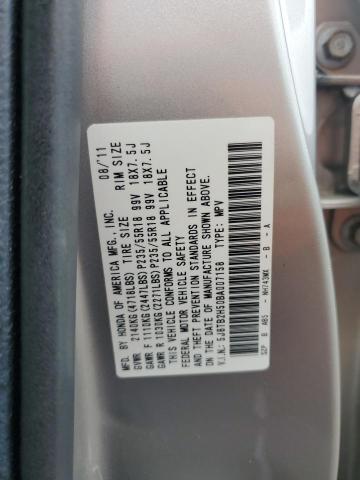 2011 Acura Rdx Technology VIN: 5J8TB2H50BA007158 Lot: 55789734