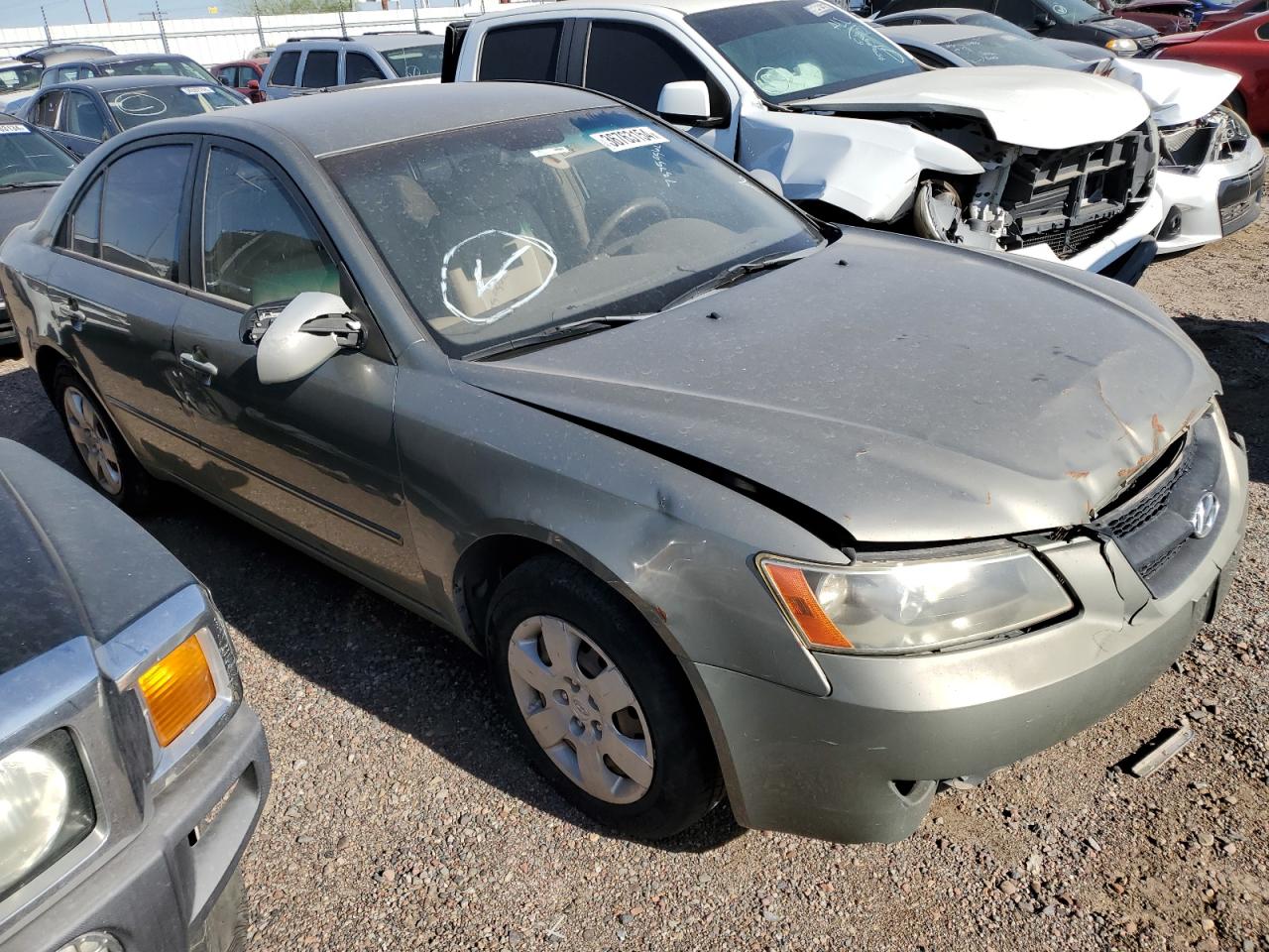 5NPET46C58H375709 2008 Hyundai Sonata Gls