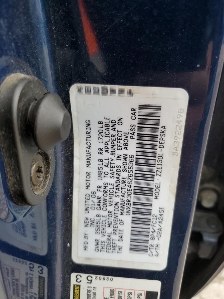 1NXBR30E46Z655366 2006 Toyota Corolla Ce