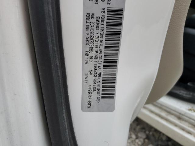 2019 DODGE GRAND CARA - 2C4RDGCGXKR754982