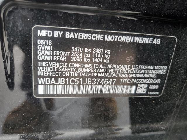 2018 BMW 530XE - WBAJB1C51JB374647