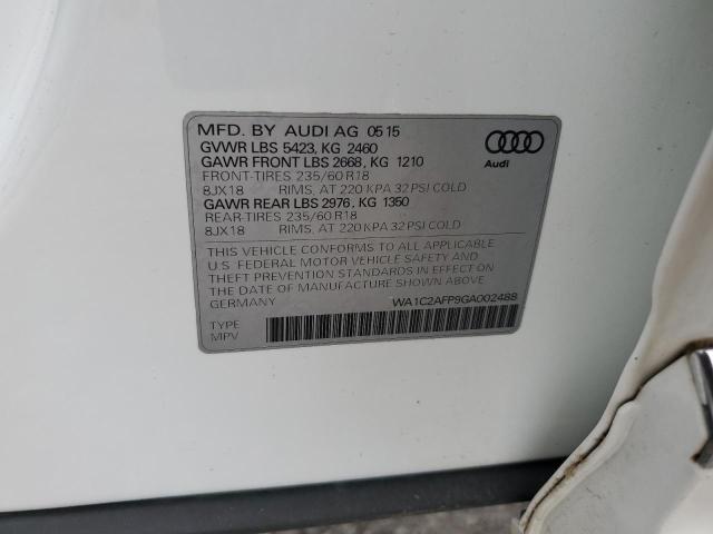 VIN WA1C2AFP9GA002488 2016 Audi Q5, Premium no.12