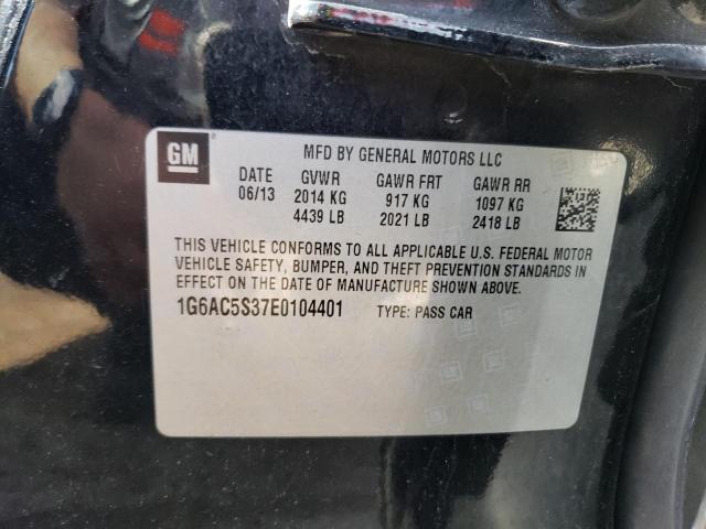 2014 Cadillac Ats Performance VIN: 1G6AC5S37E0104401 Lot: 56761324