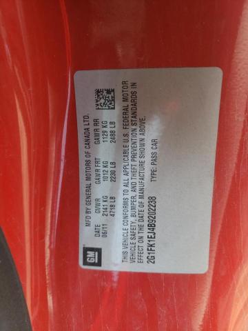 2011 Chevrolet Camaro 2Ss VIN: 2G1FK1EJ4B9202238 Lot: 54954304