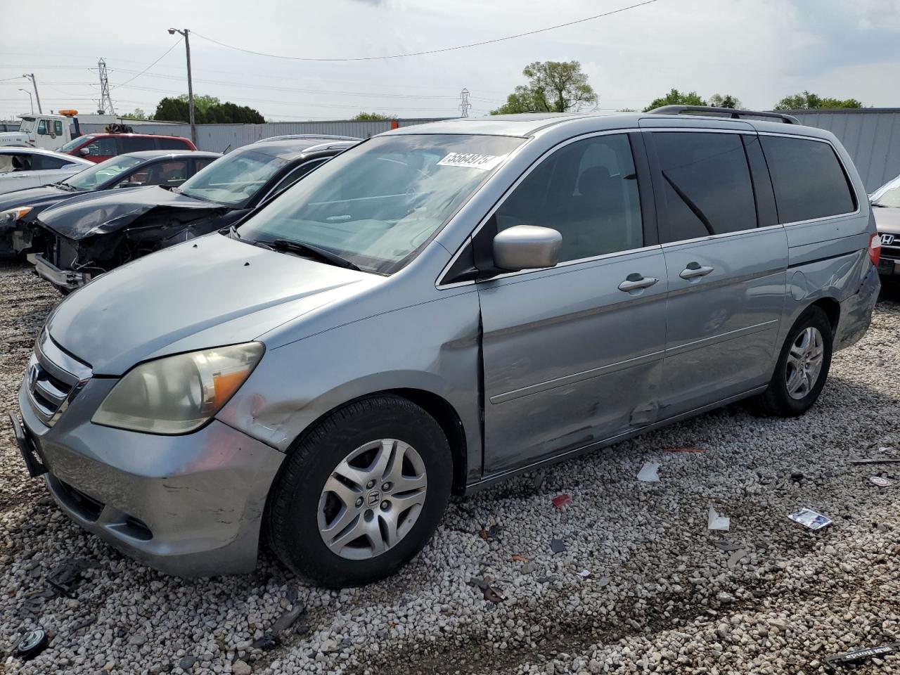 5FNRL38767B059535 2007 Honda Odyssey Exl