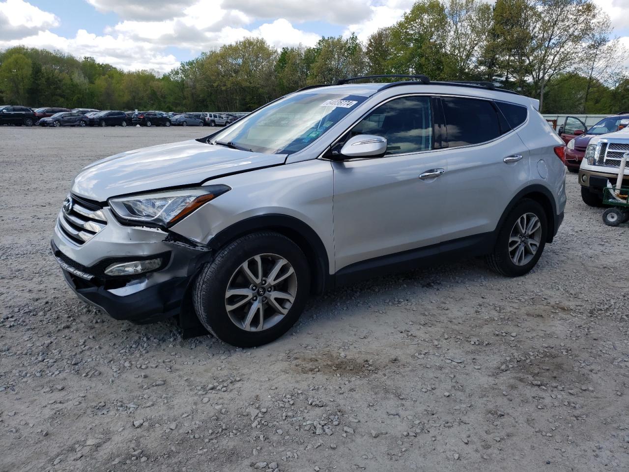 Lot #2852856214 2015 HYUNDAI SANTA FE S