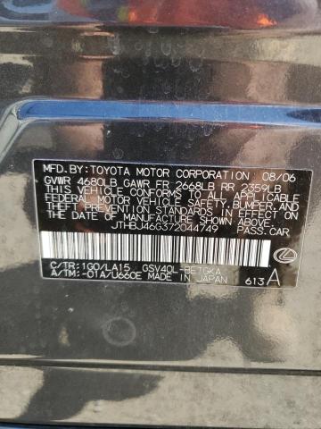 2007 Lexus Es 350 VIN: JTHBJ46G372044749 Lot: 56867414