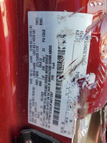 1FTFW1EG0JFA61397 2018 Ford F150 Supercrew
