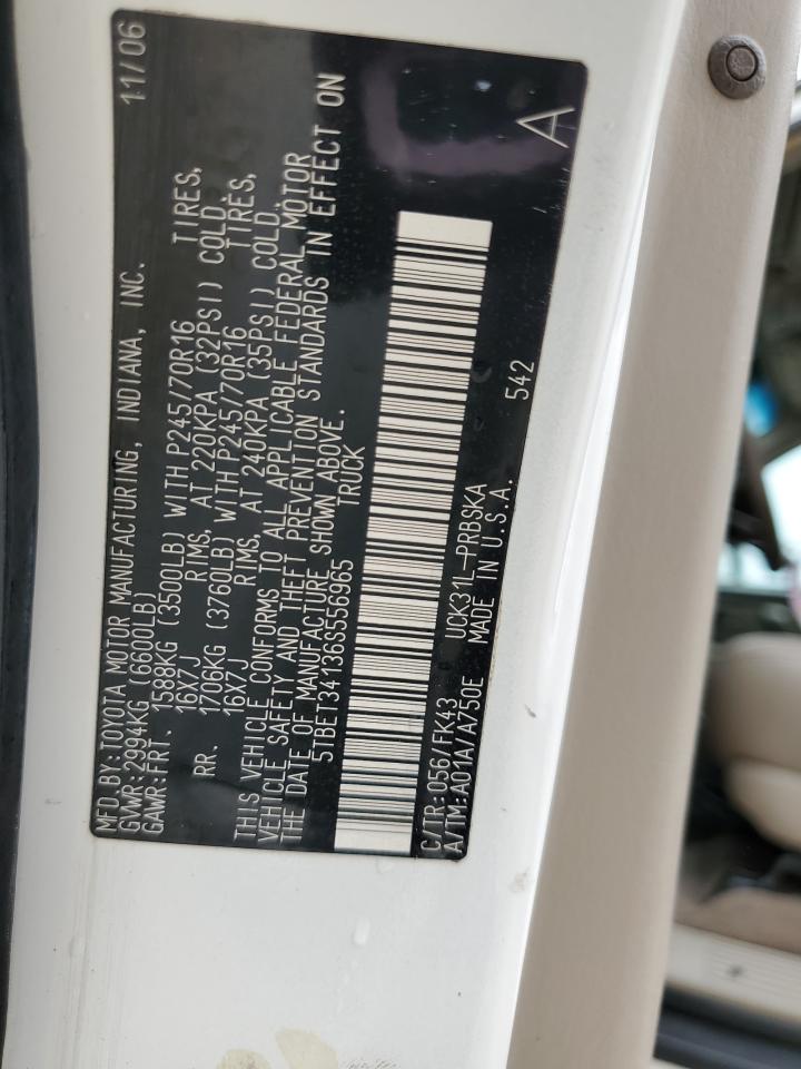 5TBET34136S556965 2006 Toyota Tundra Double Cab Sr5