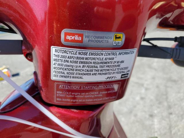 2003 APRILIA SCARABEO ZD4PFF1053S002385