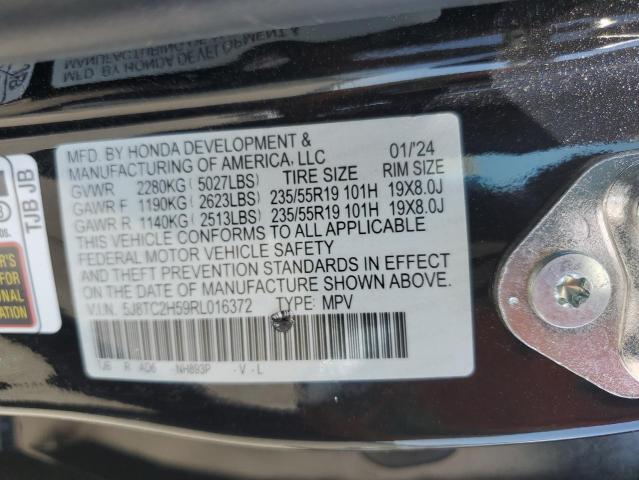 2024 Acura Rdx Technology VIN: 5J8TC2H59RL016372 Lot: 55943464