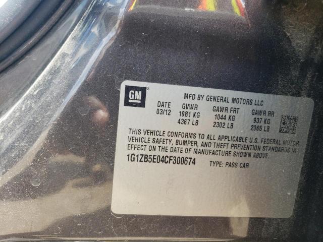 2012 Chevrolet Malibu Ls VIN: 1G1ZB5E04CF300674 Lot: 55953004