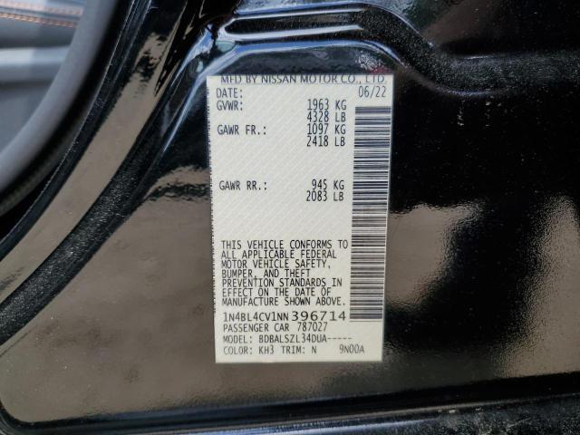 1N4BL4CV1NN396714 Nissan Altima SR 12