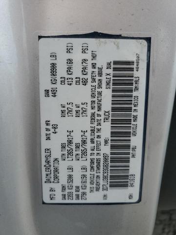 2003 Dodge Ram 3500 St VIN: 3D7LU38C93G820097 Lot: 55508534