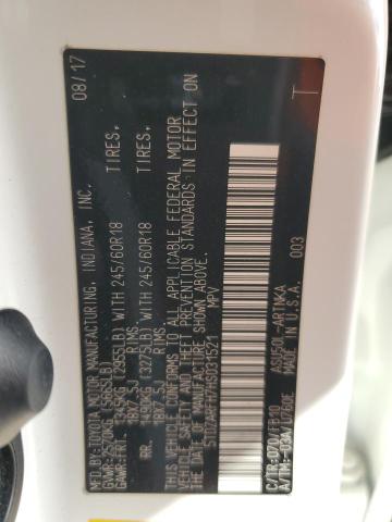 2017 Toyota Highlander Le VIN: 5TDZARFH7HS031521 Lot: 55860954