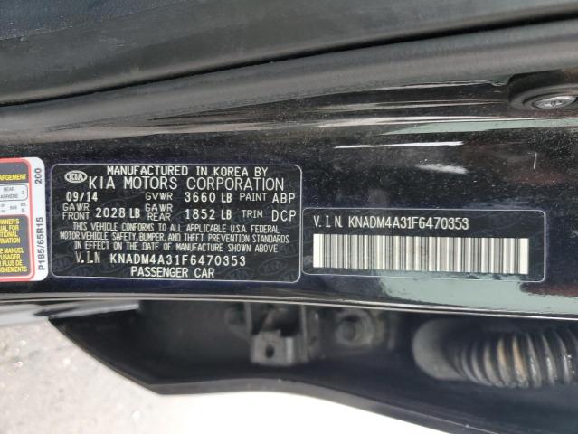 2015 Kia Rio Lx VIN: KNADM4A31F6470353 Lot: 56559844