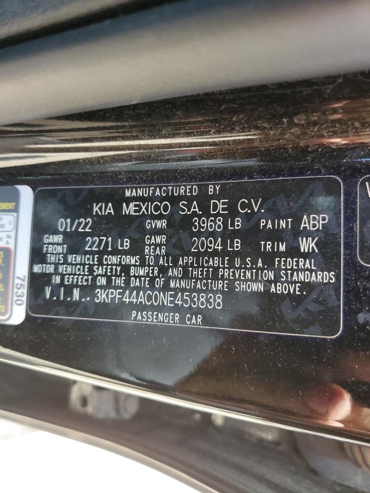 3KPF44AC0NE453838 2022 Kia Forte Gt