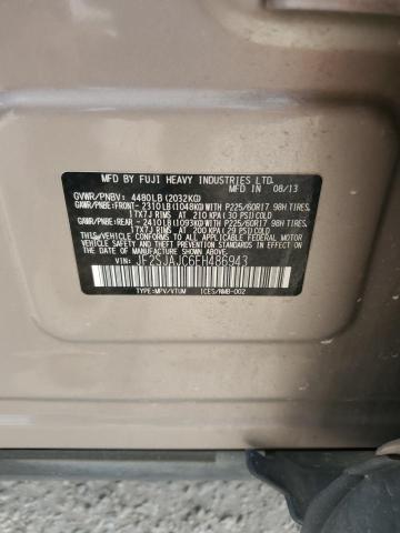 2014 Subaru Forester 2.5I Limited VIN: JF2SJAJC6EH486943 Lot: 53036114