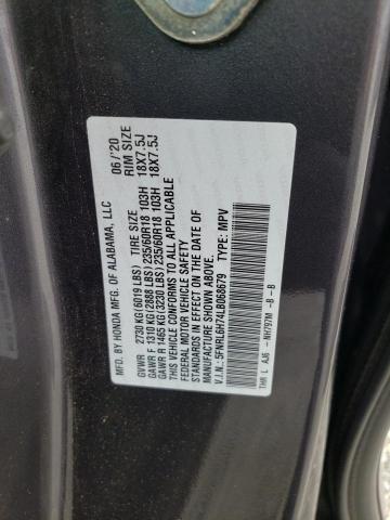 2020 Honda Odyssey Exl VIN: 5FNRL6H74LB068679 Lot: 54548734