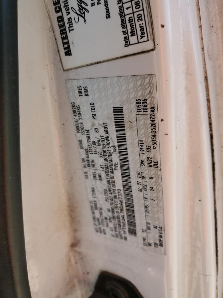 1FTNE24L79DA67370 2009 Ford Econoline E250 Van