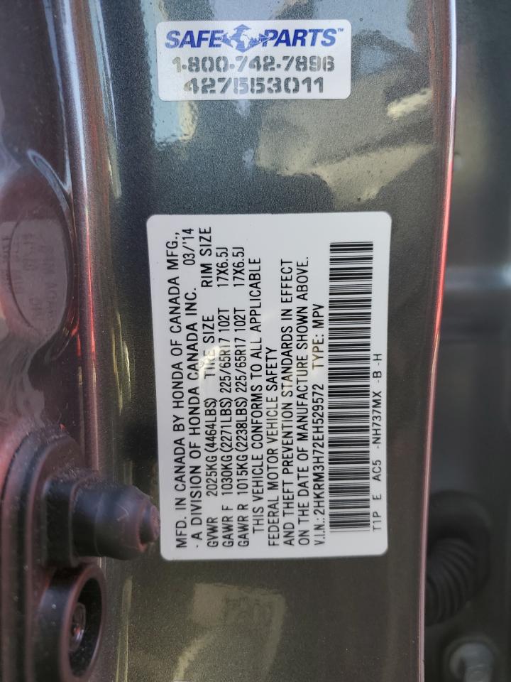 2HKRM3H72EH529572 2014 Honda Cr-V Exl