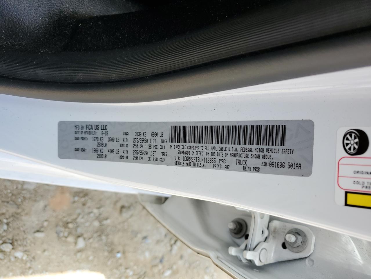 1C6RREFT3LN112365 2020 Ram 1500 Big Horn/Lone Star