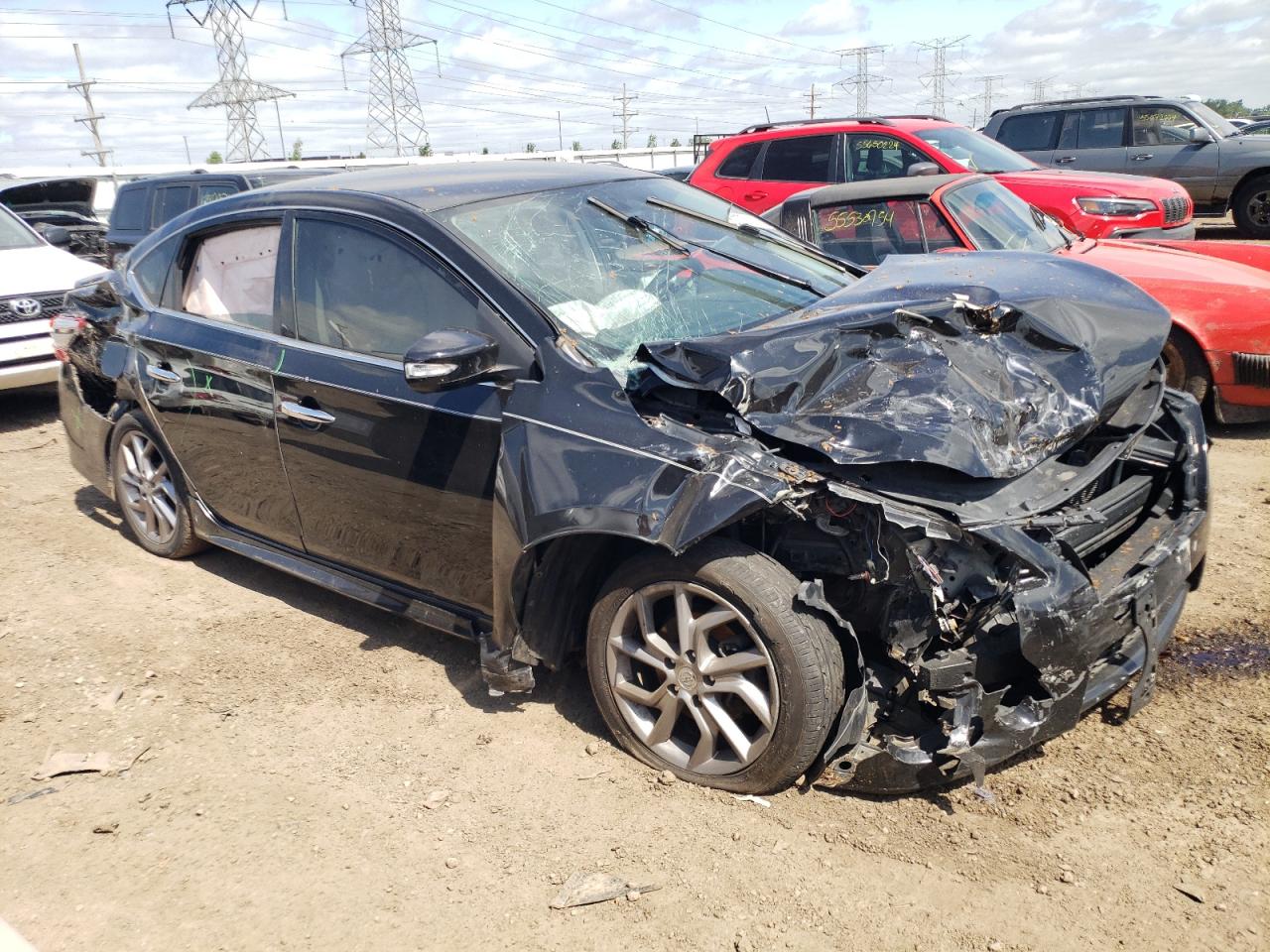 Lot #2554260015 2015 NISSAN SENTRA S