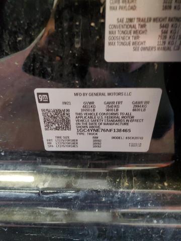 2022 Chevrolet Silverado K2500 Heavy Duty Lt VIN: 1GC4YNE76NF138465 Lot: 56032534
