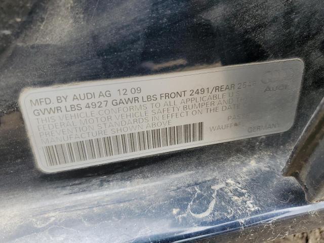 2010 Audi A4 Premium Plus VIN: WAUFFAFL1AN039679 Lot: 55444354