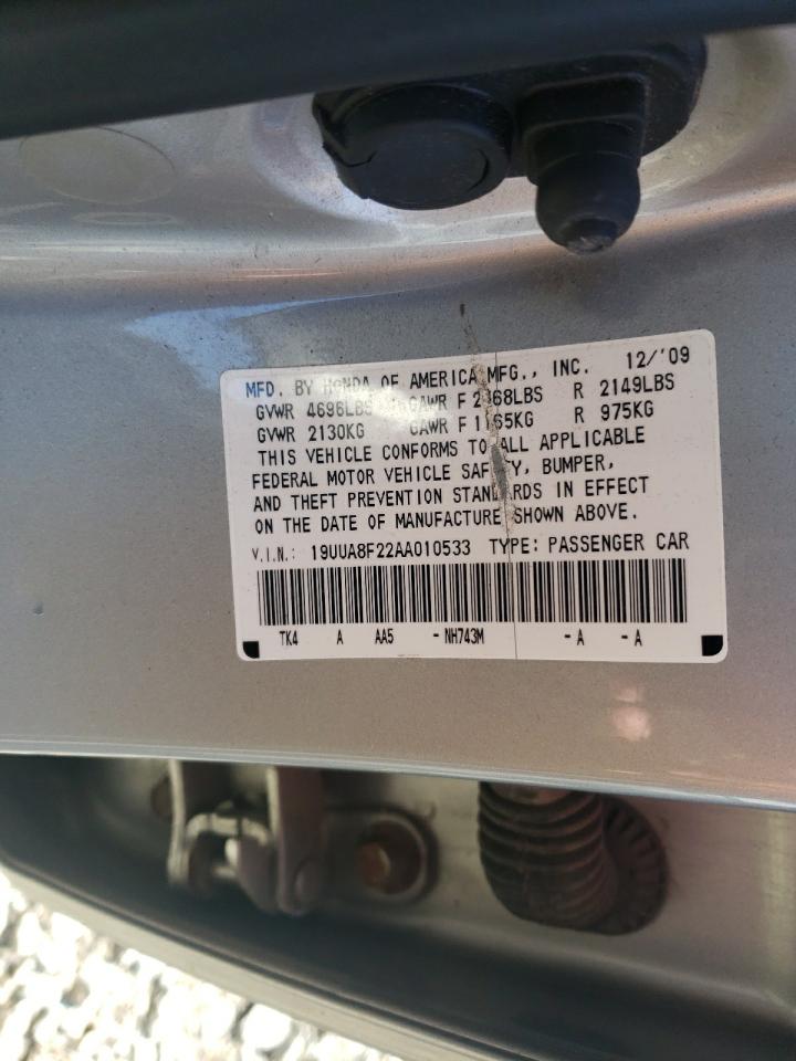 19UUA8F22AA010533 2010 Acura Tl