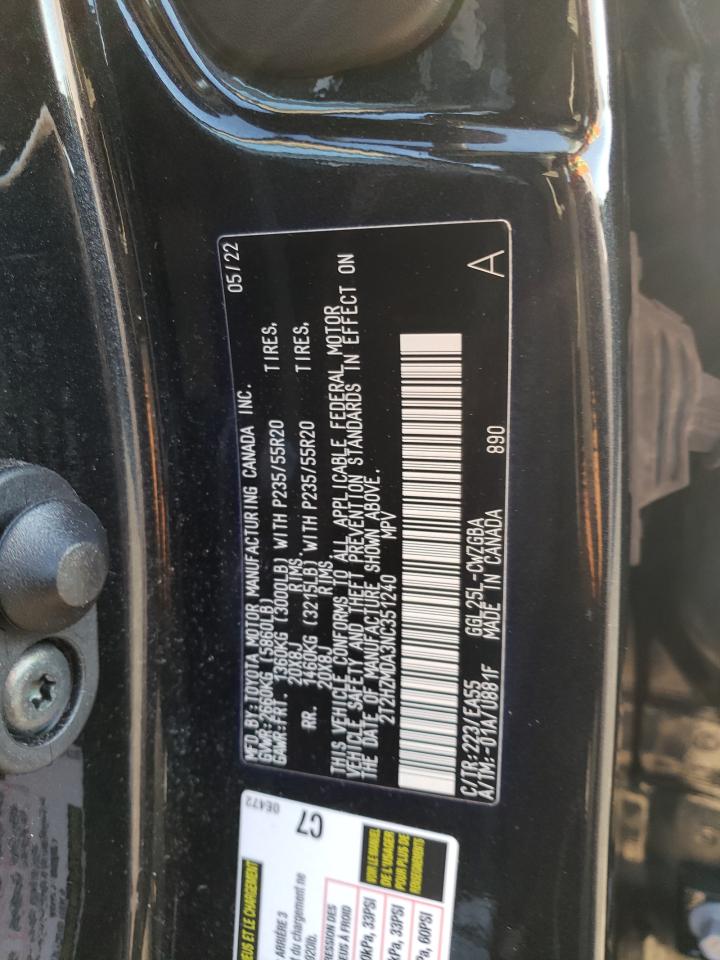 2T2HZMDA3NC351240 2022 Lexus Rx 350