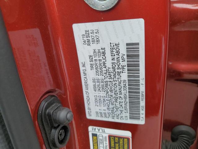 2019 Honda Cr-V Exl VIN: 5J6RW2H85KL008439 Lot: 54441144