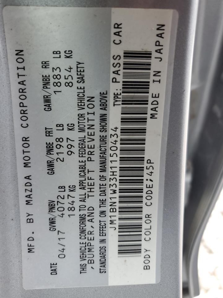 JM1BN1W33H1150434 2017 Mazda 3 Grand Touring