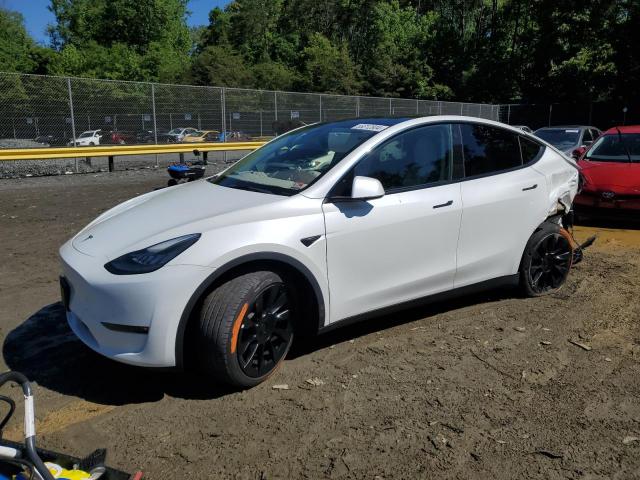 2021 Tesla Model Y VIN: 5YJYGAEEXMF196609 Lot: 55312804