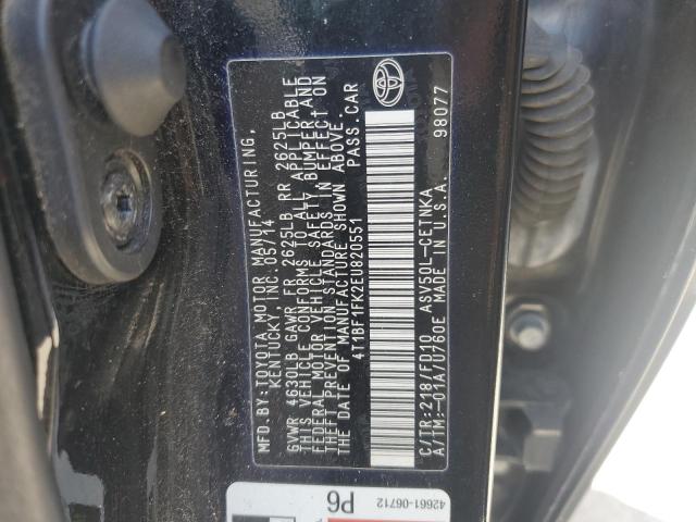 VIN 4T1BF1FK2EU820551 2014 Toyota Camry, L no.12