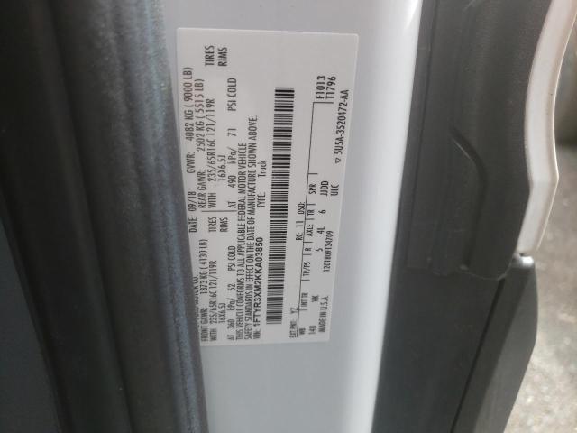 2019 Ford Transit T-250 VIN: 1FTYR3XM2KKA03850 Lot: 54166584