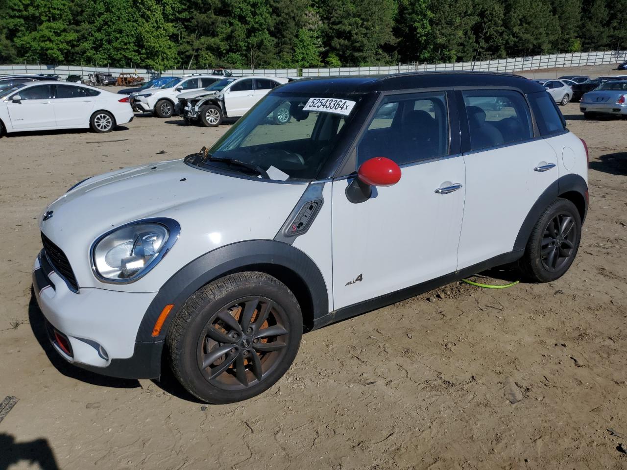 2012 Mini Cooper S Countryman vin: WMWZC5C53CWM12740