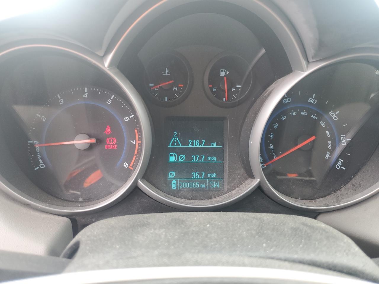 1G1PD5SH9C7164497 2012 Chevrolet Cruze Ls