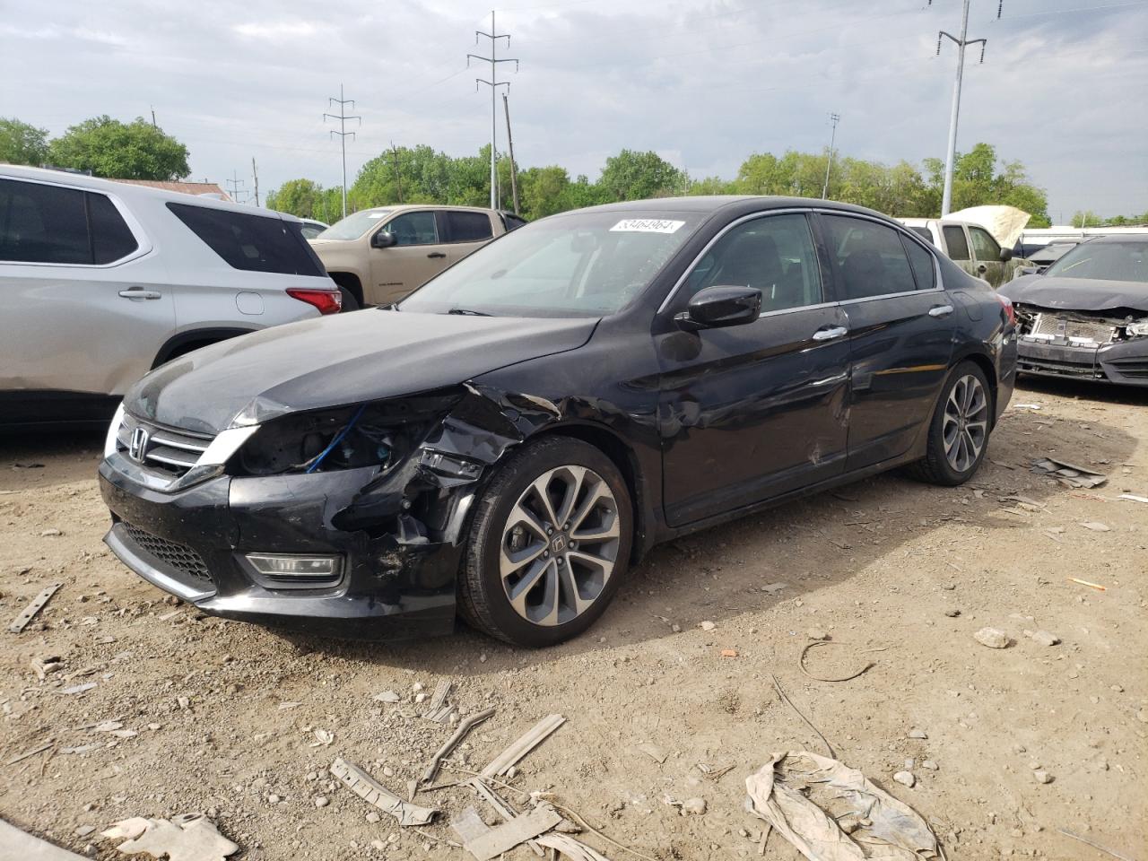 1HGCR2F51DA185016 2013 Honda Accord Sport