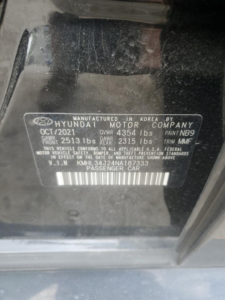 Lot #2833799045 2022 HYUNDAI SONATA LIM