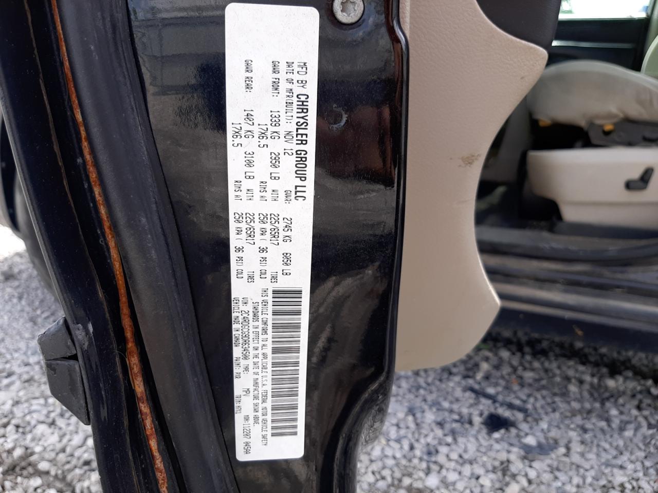 2C4RDGCG9DR634500 2013 Dodge Grand Caravan Sxt