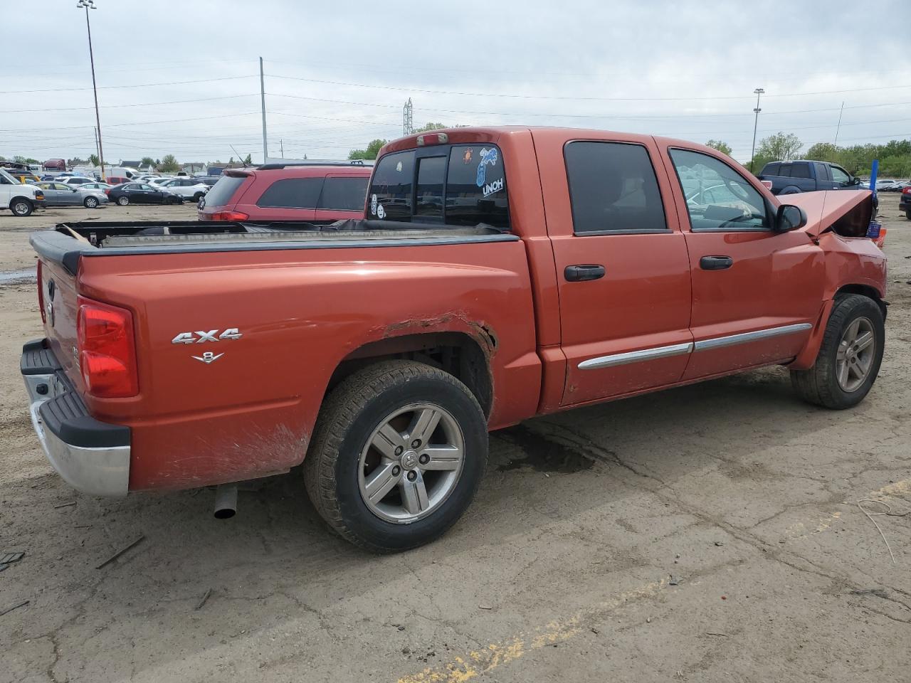 1D7HW58N98S622729 2008 Dodge Dakota Quad Laramie