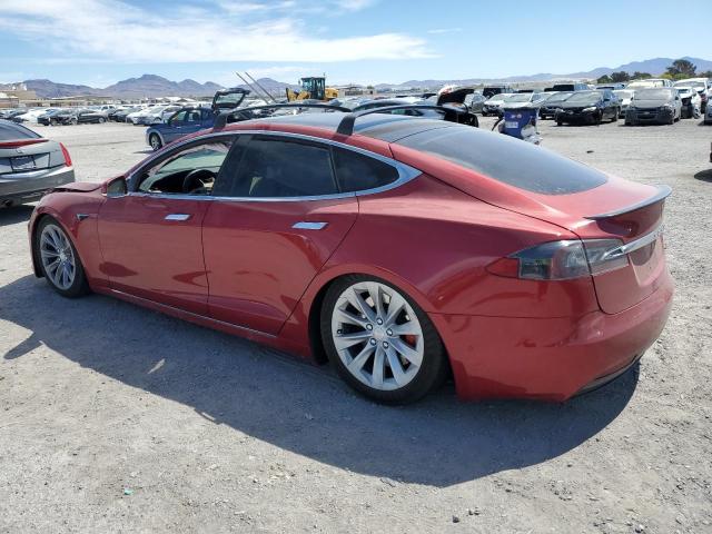 TESLA MODEL S 2020 red  electric 5YJSA1E41LF366479 photo #3