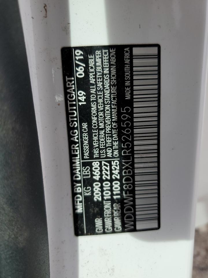 WDDWF8DBXLR526595 2020 Mercedes-Benz C 300