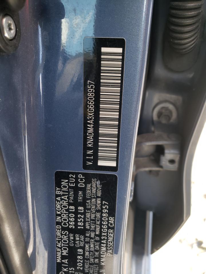 KNADM4A3XG6608957 2016 Kia Rio Lx